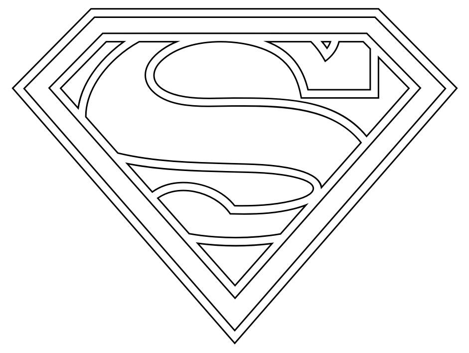 Superman coloring pages to download and print for free