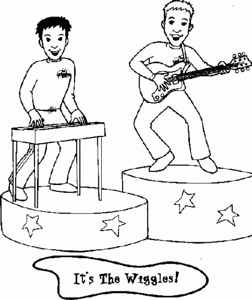 The Wiggles Coloring Page