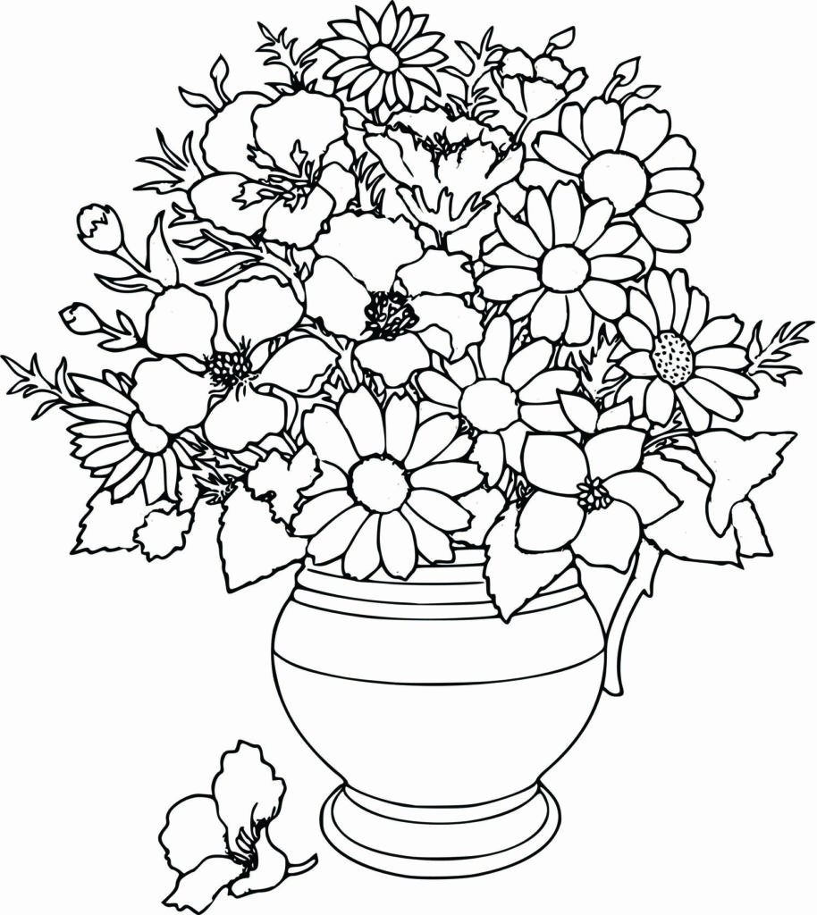 Coloring Pages: Coloring Colouring On Flower Coloring Pages ...