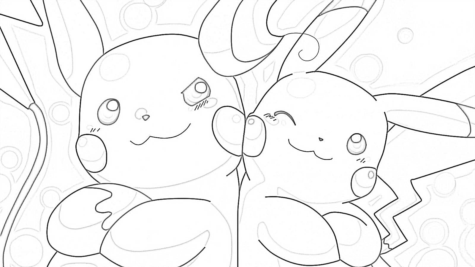 Detective Pikachu coloring page - Mimi Panda