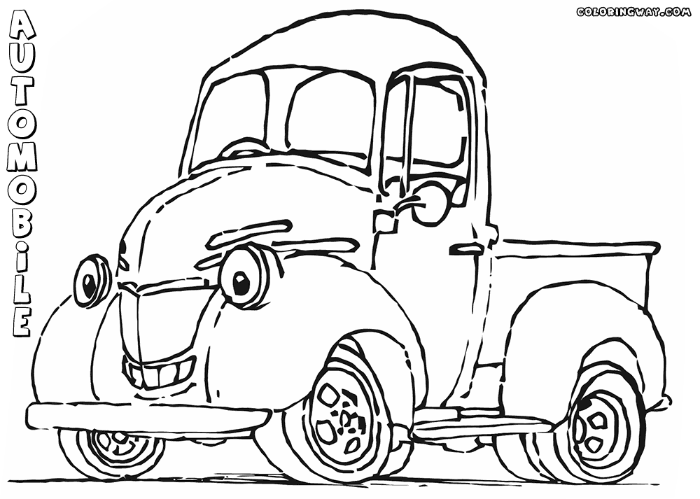 Automobile coloring pages | Coloring pages to download and print