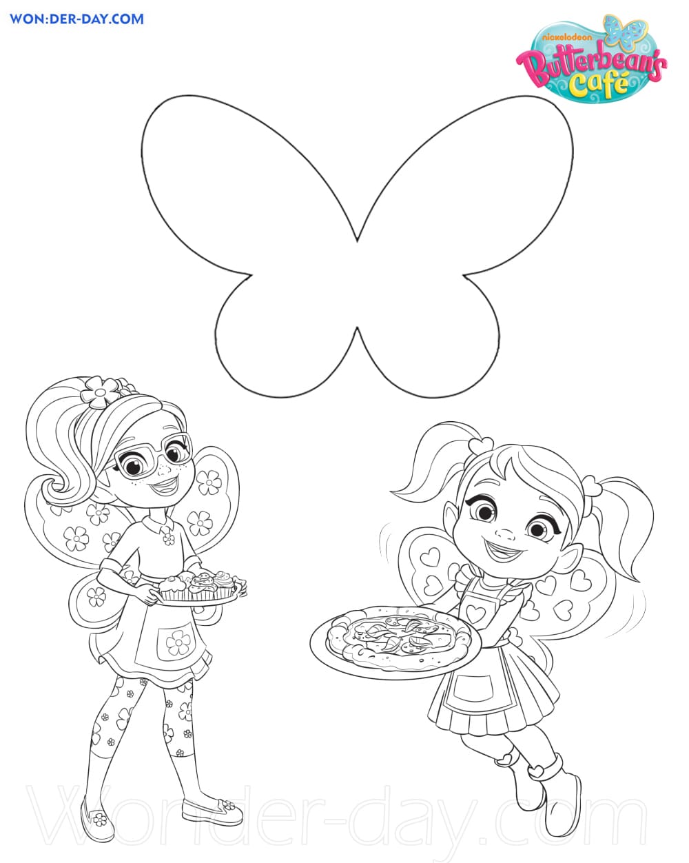 Butterbean's Cafe Coloring Pages - Best coloring pages