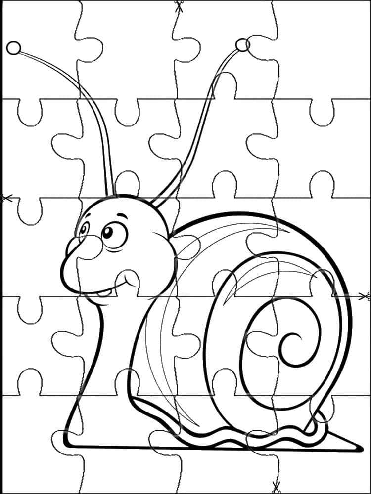 Jigsaw Puzzle Coloring Pages - Free Printable Coloring Pages for Kids
