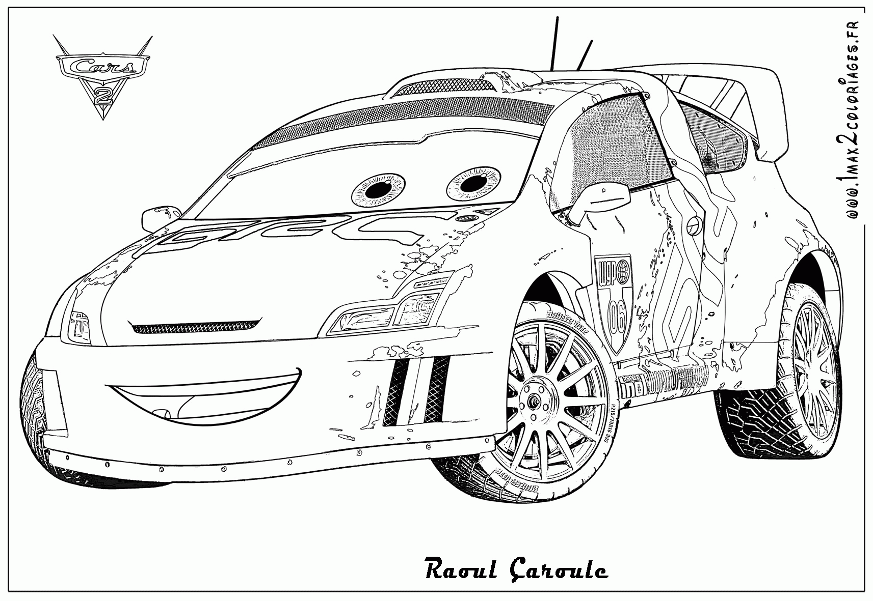 Disney Cars 2 Coloring Pages - Coloring