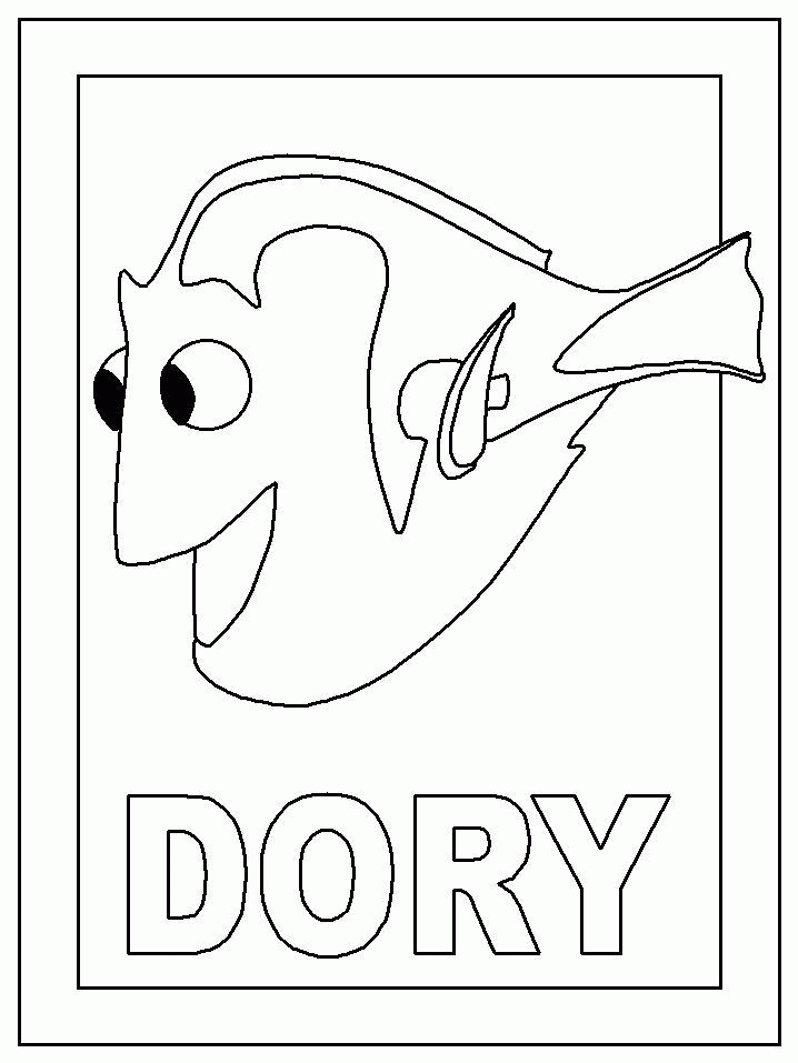 8 Pics of Nemo Dory Coloring Pages - Finding Nemo Coloring Pages ...