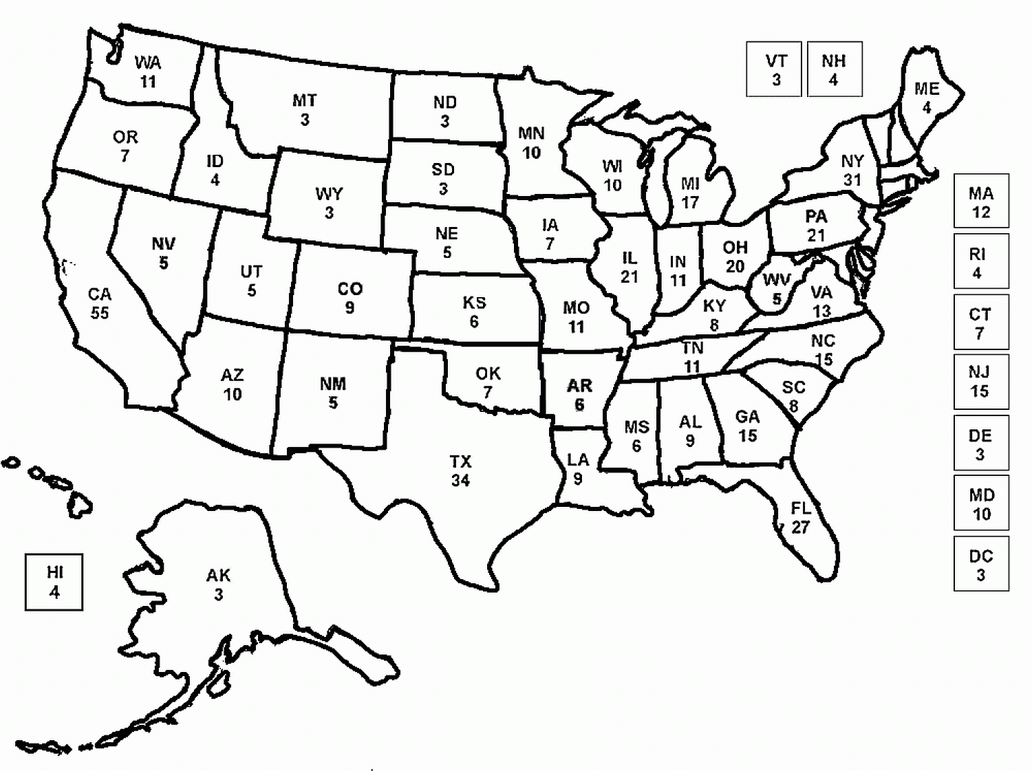 Best Photos of Blank United States Map Coloring Page - Us Maps ...