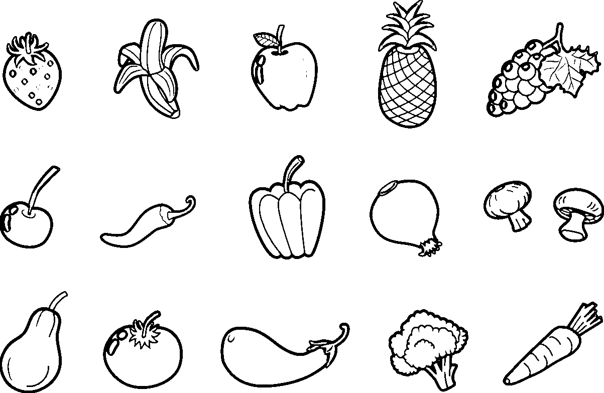 Vegetables Coloring Pages #Vegetables #VegetablesColoringPages ...