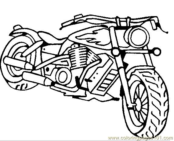 Motorcycle Coloring Page - Free Bikes Coloring Pages ...