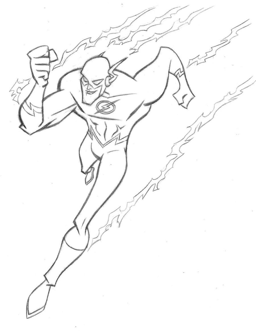 Reverse Flash Coloring Pages | tgkr.co