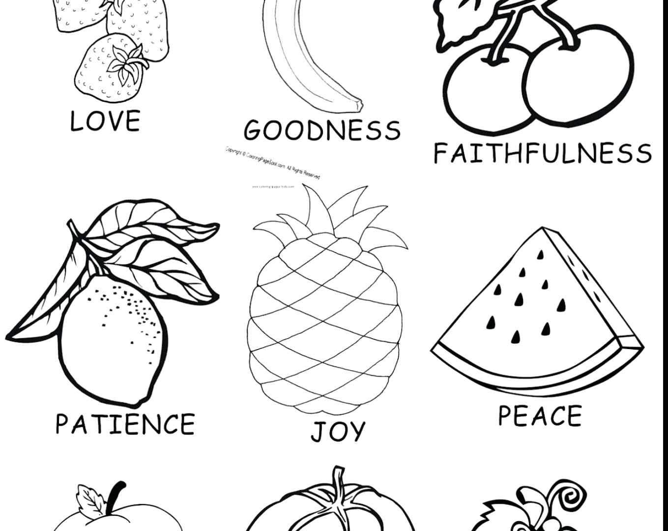 Coffee Table : Fruit Of The Spirit Coloring Pages Adult Beach ...