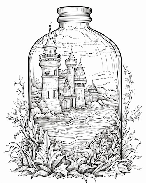 Bottle Coloring Pages ...