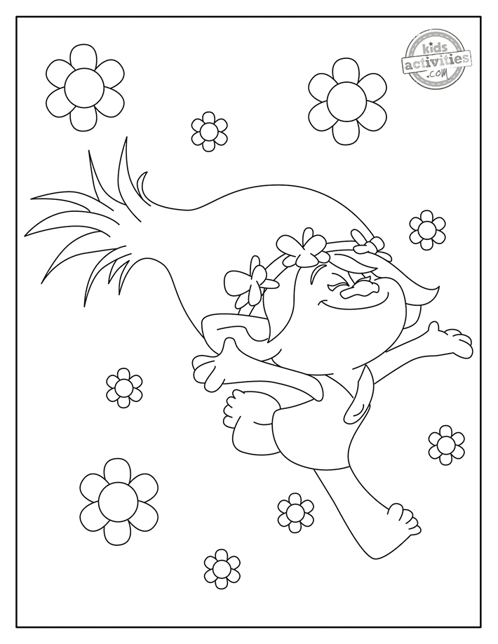 Free Printable Trolls Coloring Pages for Kids | Kids Activities Blog