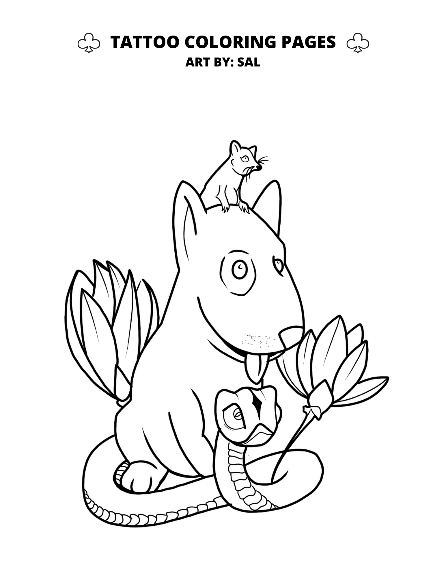 Tattoo Coloring Pages – Club Tattoo