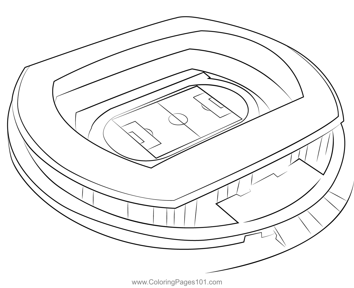 Football Stadiums Nissan Stadium Coloring Page for Kids - Free Stadiums  Printable Coloring Pages Online for Kids - ColoringPages101.com | Coloring  Pages for Kids