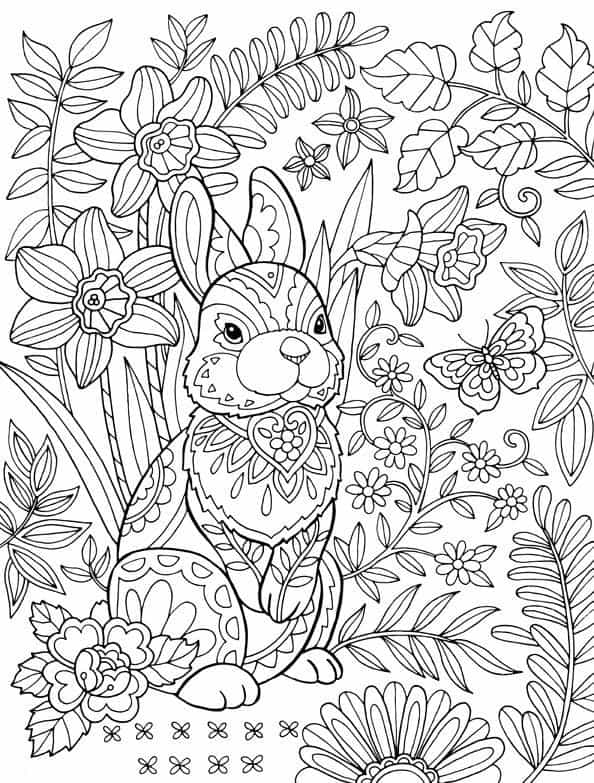 Free Easter Coloring Pages - So Festive!