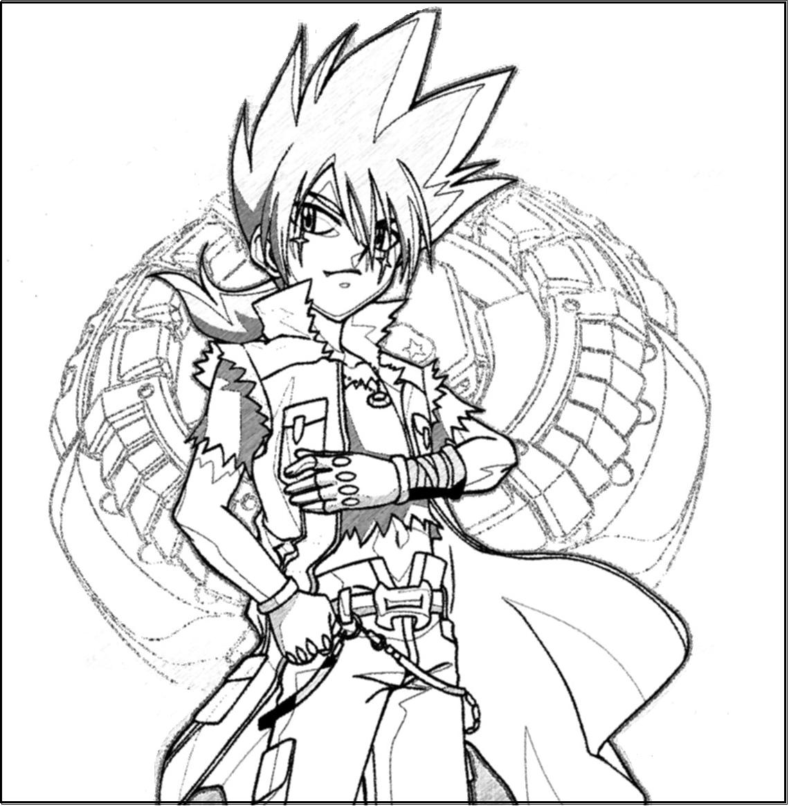 Beyblade coloring pages to download - Beyblade Kids Coloring Pages
