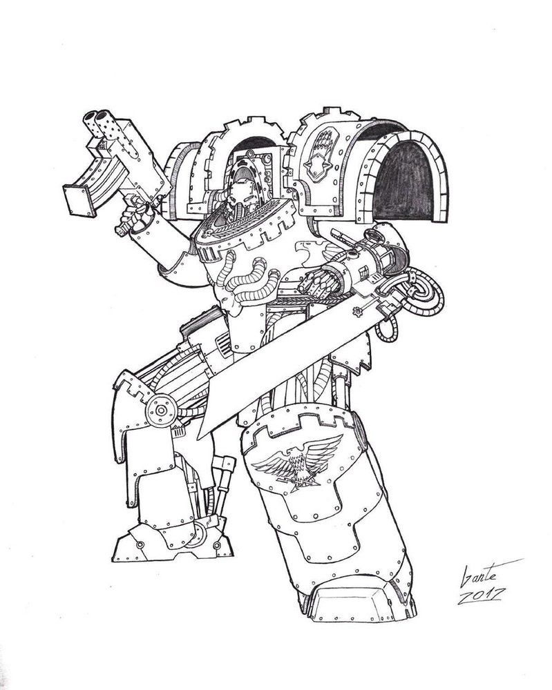 Iron Hands Terminator - Pre-Heresy by Greyall on DeviantArt ...