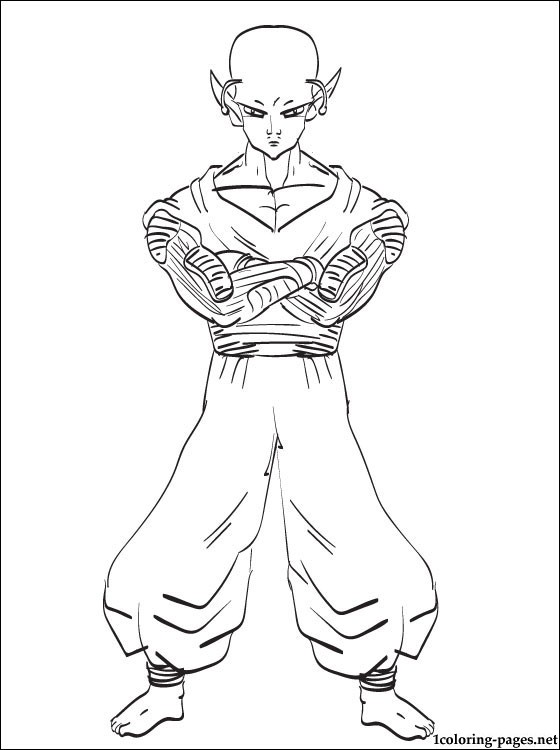 Piccolo Dragon Ball coloring page | Coloring pages