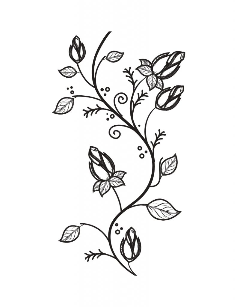 Pretty Flowers Coloring Pages - Coloring Nation