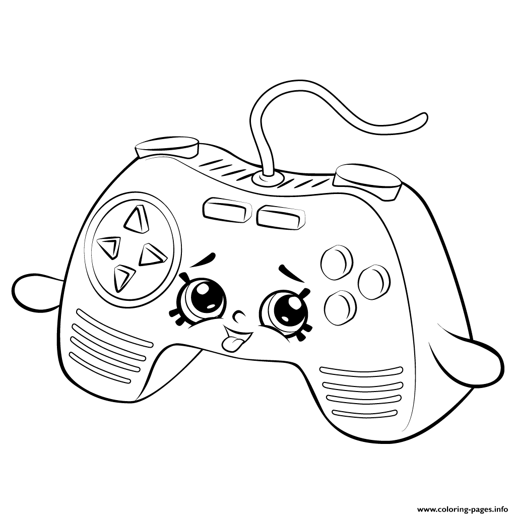 Remote Game Shopkins Season 5 Coloring Pages Printable