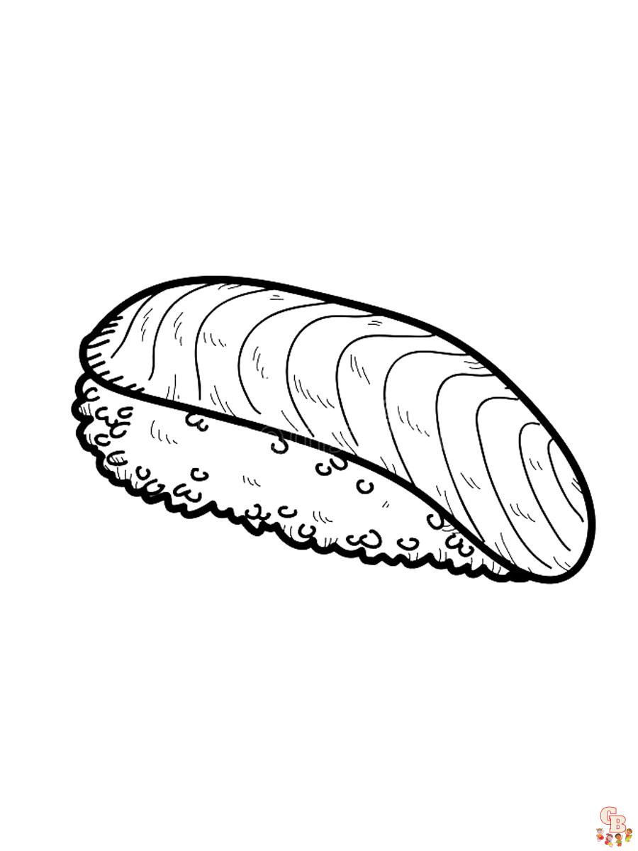 Sushi Coloring Pages with GBcoloring - GBcoloring