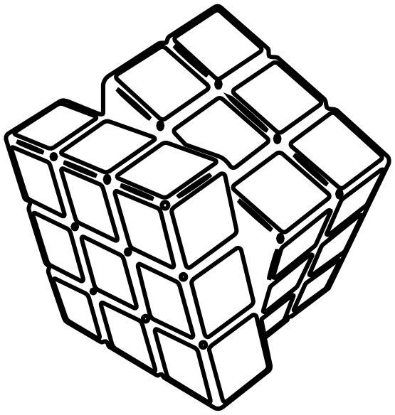 Rubiks Cube Coloring Pages - Best Coloring Pages For Kids