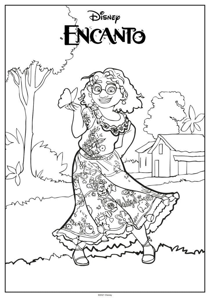 ENCANTO New Disney Movie Coloring Pages and printables - Twiniversity