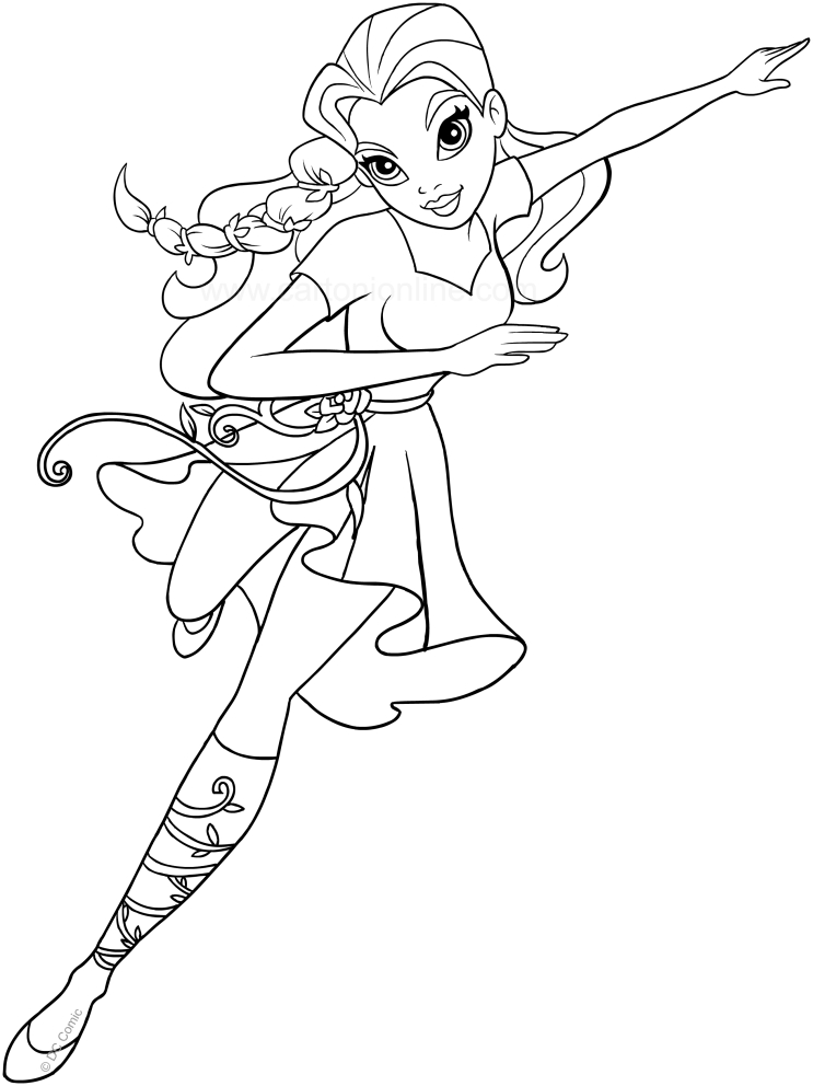 Cute Poison Ivy Coloring Pages - Novocom.top