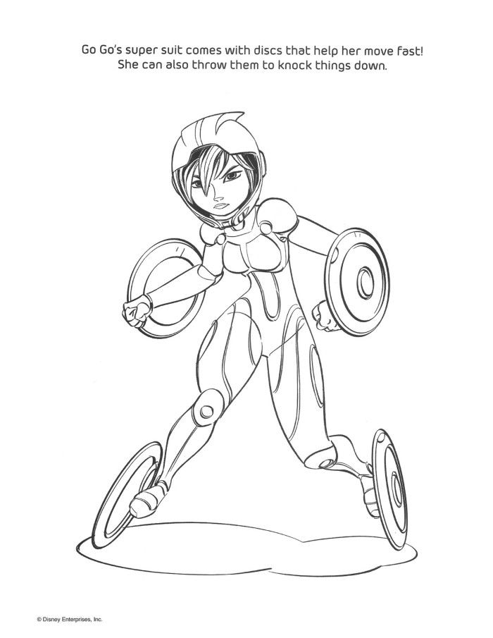 ▷ Big Hero 6: Coloring Pages & Books - 100% FREE and printable!