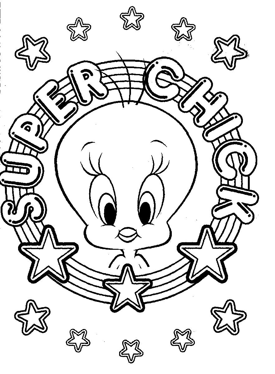 Free Printable Tweety Bird Coloring Pages For Kids