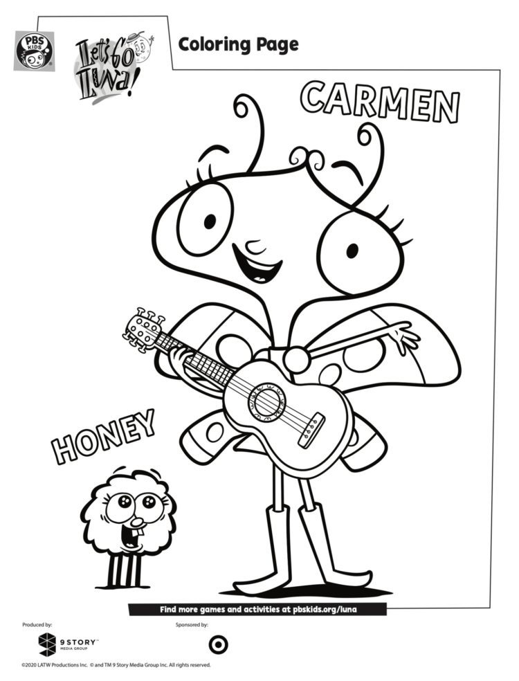 Carmen Coloring Page | Kids Coloring Pages | PBS KIDS for Parents