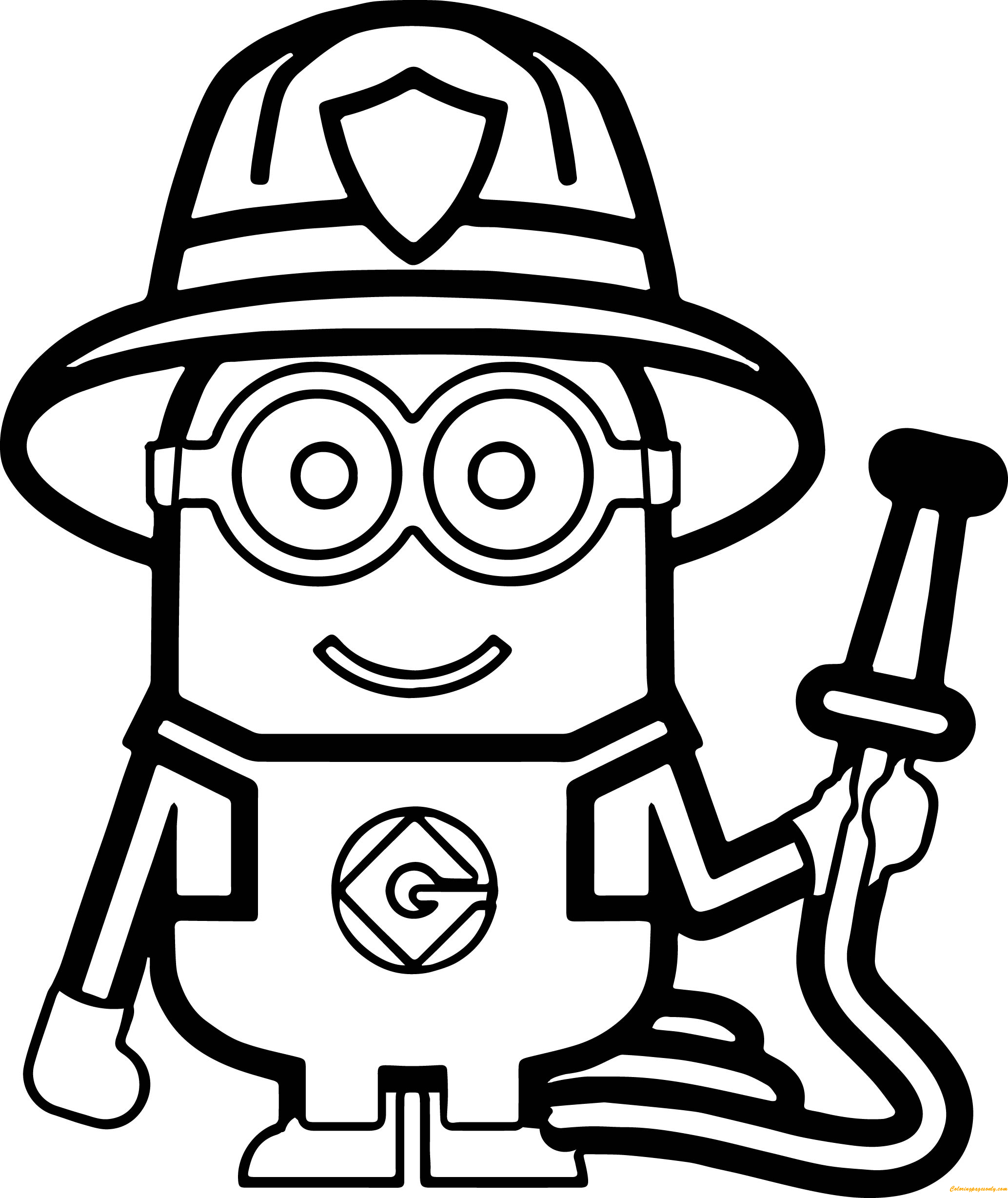 Fantastic Firefighter Coloring Page Picture Ideas Printable Minions Fireman  Free Pages Online Lego Police Officer Thank – Slavyanka