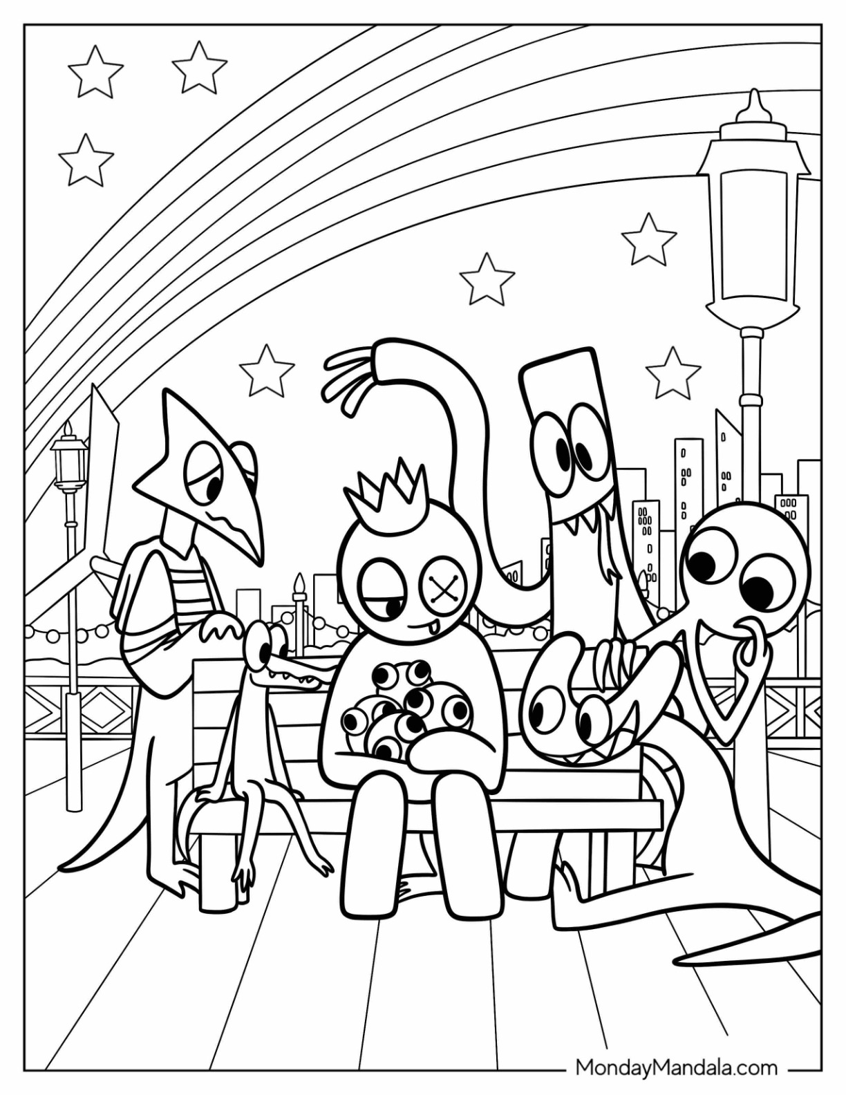 20 Rainbow Friends Coloring Pages (Free ...