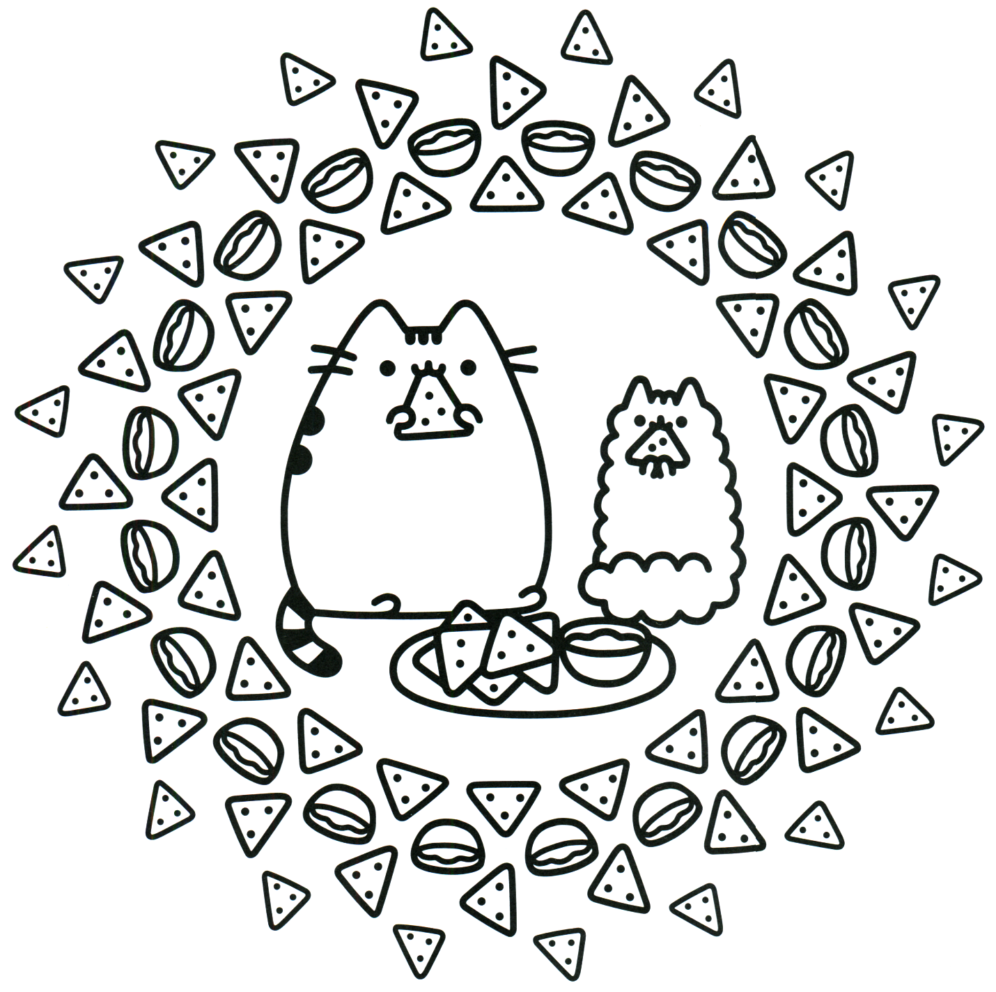 Pusheen Coloring Pages - Best Coloring ...