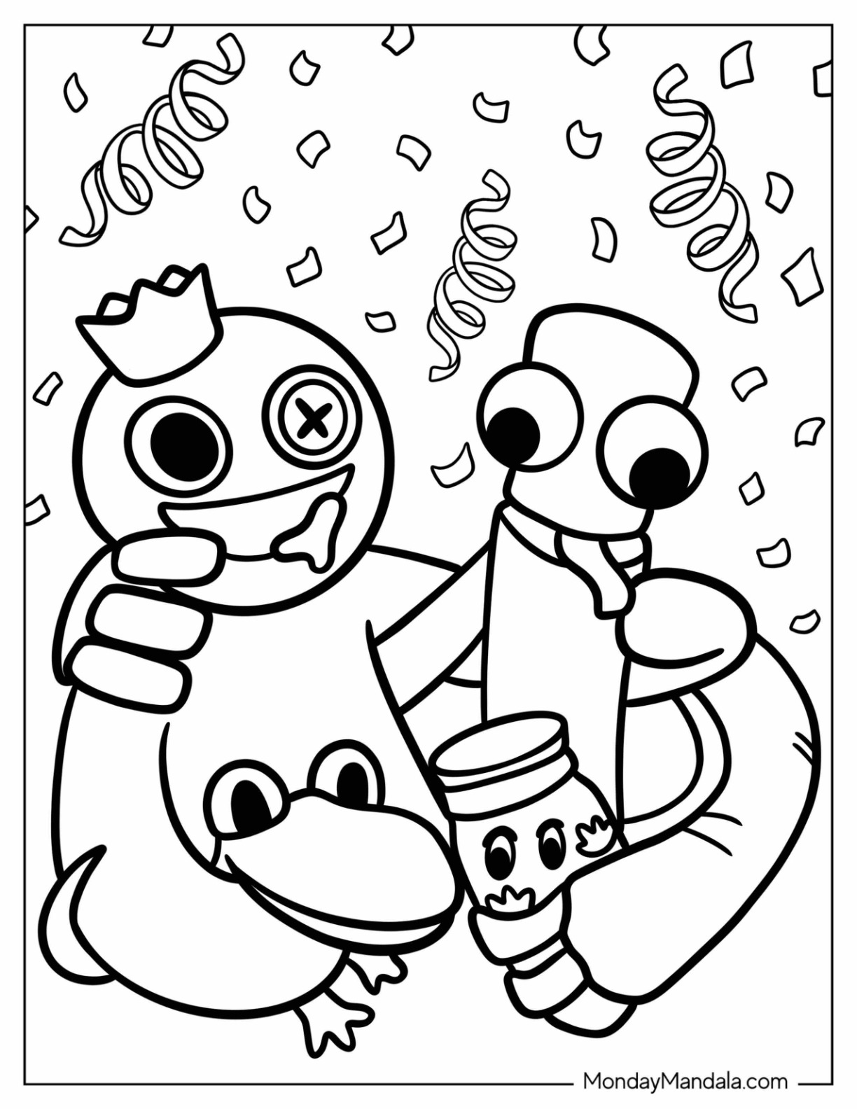 20 Rainbow Friends Coloring Pages (Free ...