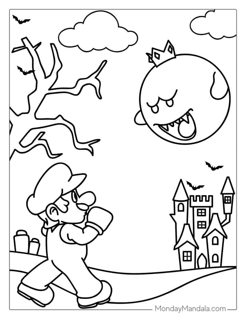 50 Mario Coloring Pages (Free PDF ...