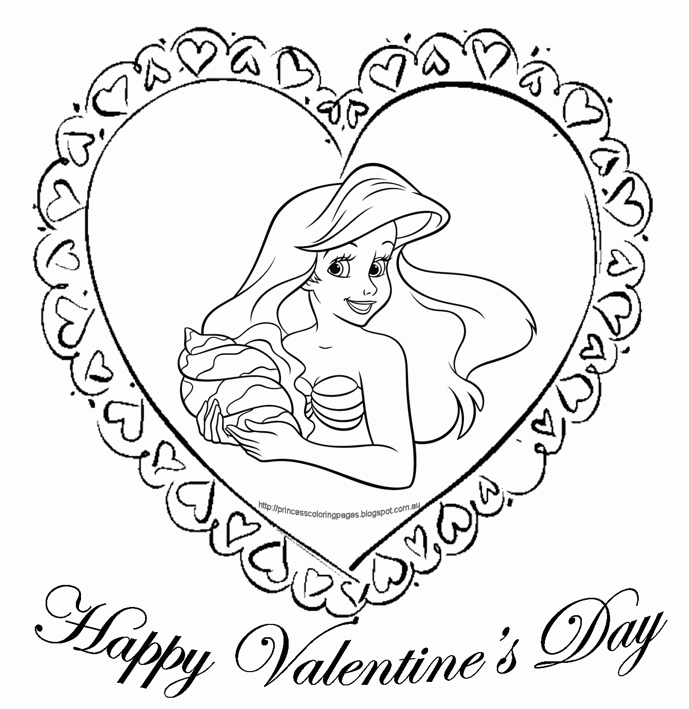 Cartoon Character Valentine Coloring Pages - Coloring Pages For ...