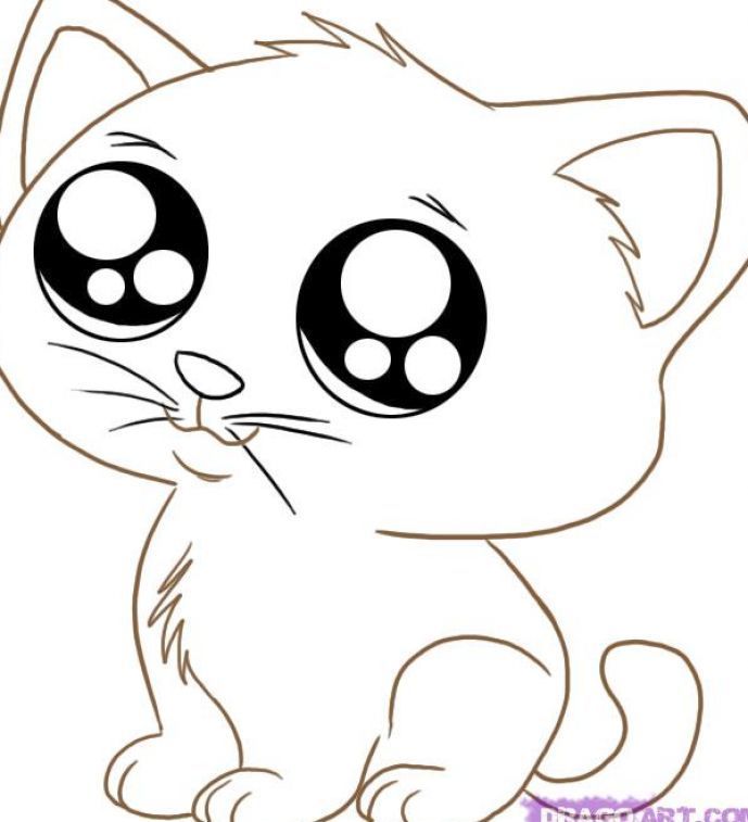 Animal Coloring Pages Kitty - Coloring Pages For All Ages