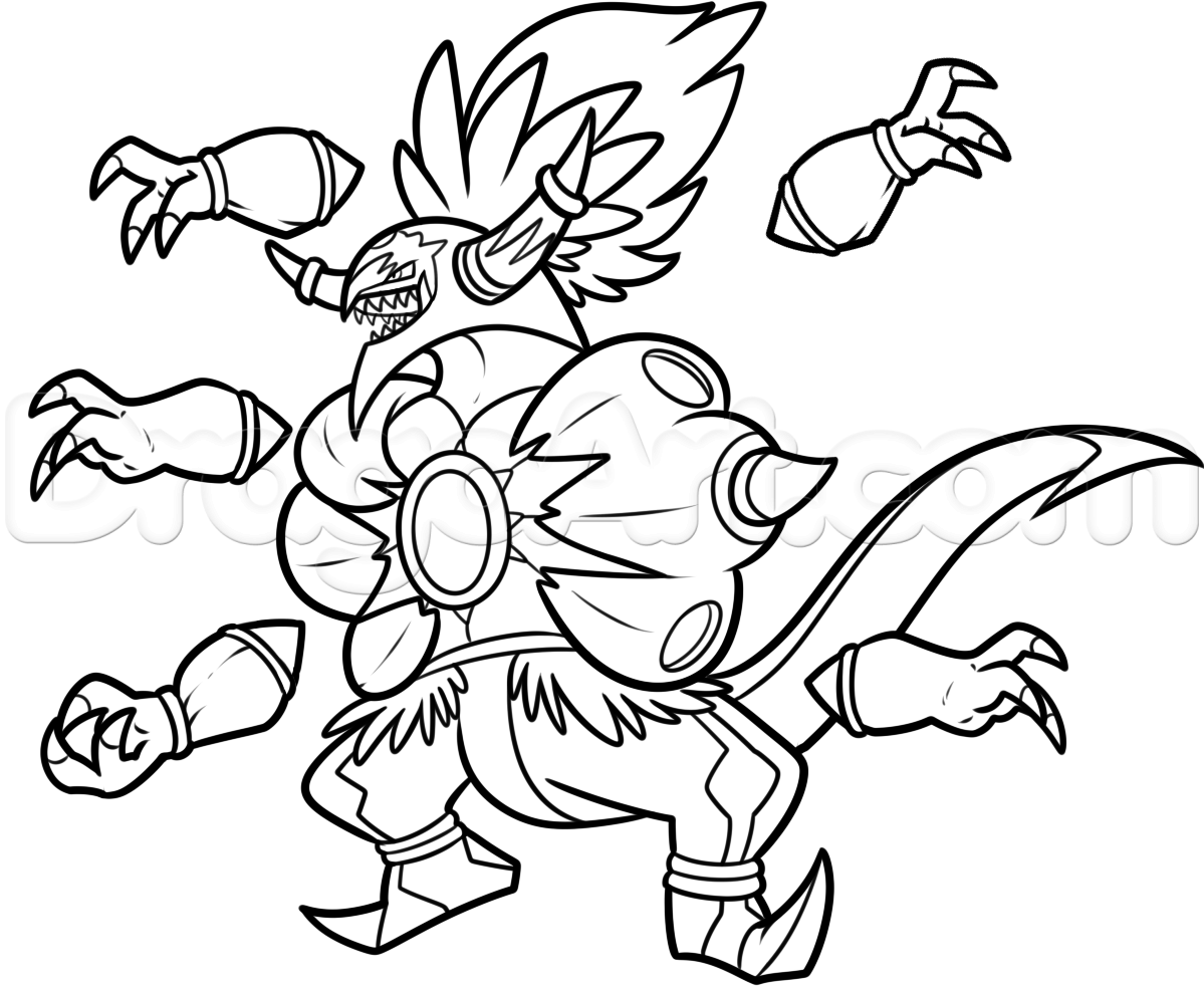 7 Images of Hoopa Pokemon Coloring Pages - Hoopa Pokemon Coloring ...