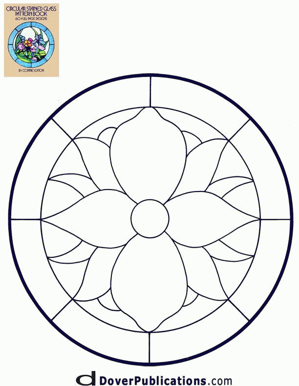 Free Flower Patterns For Stained Glass