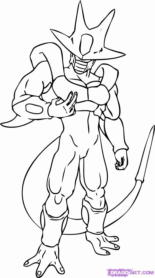 z Broly Colouring Pages (page 2)
