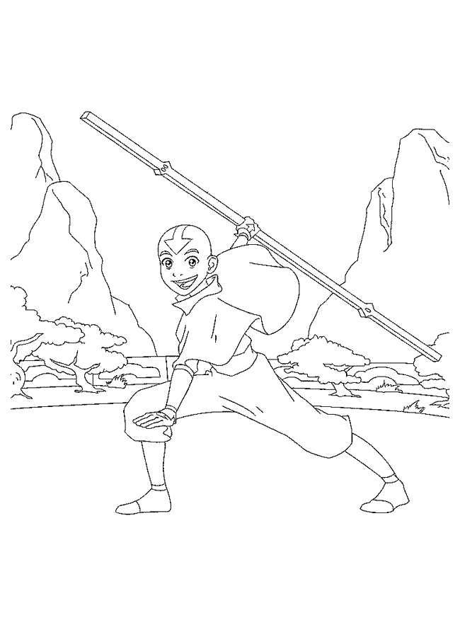Coloring Page - Avatar coloring pages 42