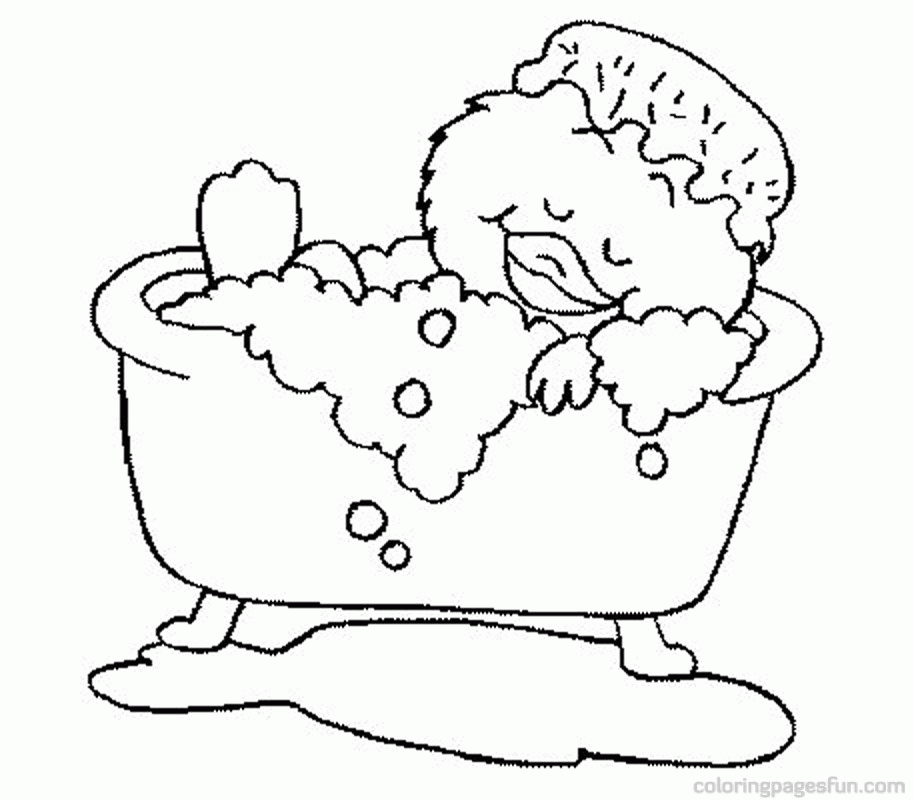 Bath Coloring Pages 40 | Free Printable Coloring Pages 