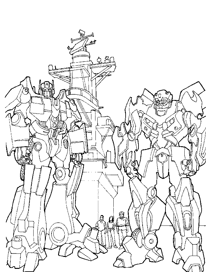 Transformers Coloring Pages Sheet | Free Printable Coloring Pages