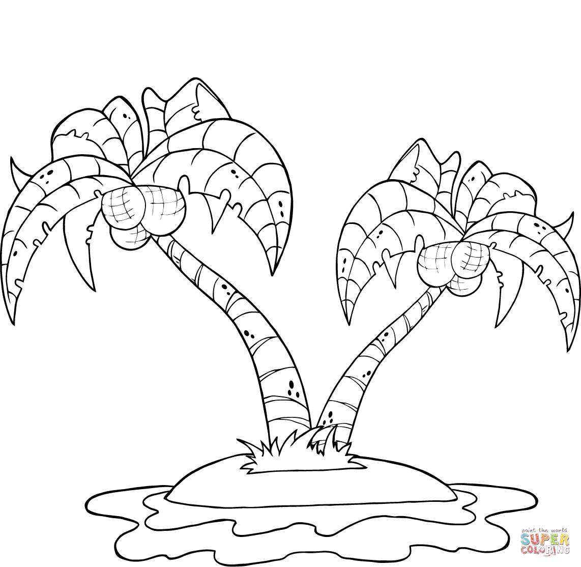 Hawaiian themed coloring pages | Free Printable Pictures