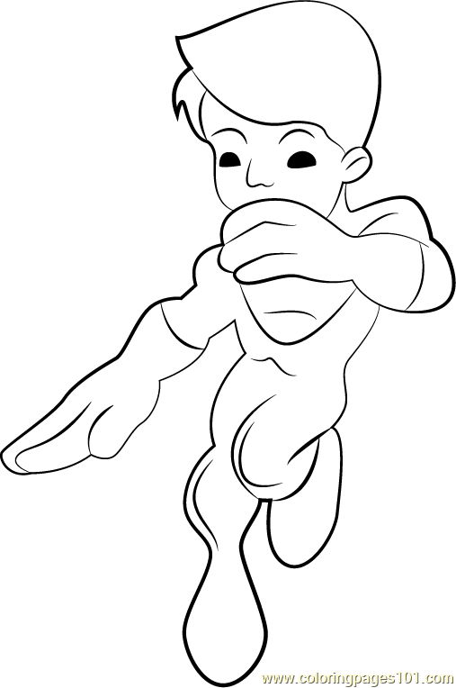 Human Torch Coloring Page for Kids - Free The Super Hero Squad Show  Printable Coloring Pages Online for Kids - ColoringPages101.com | Coloring  Pages for Kids