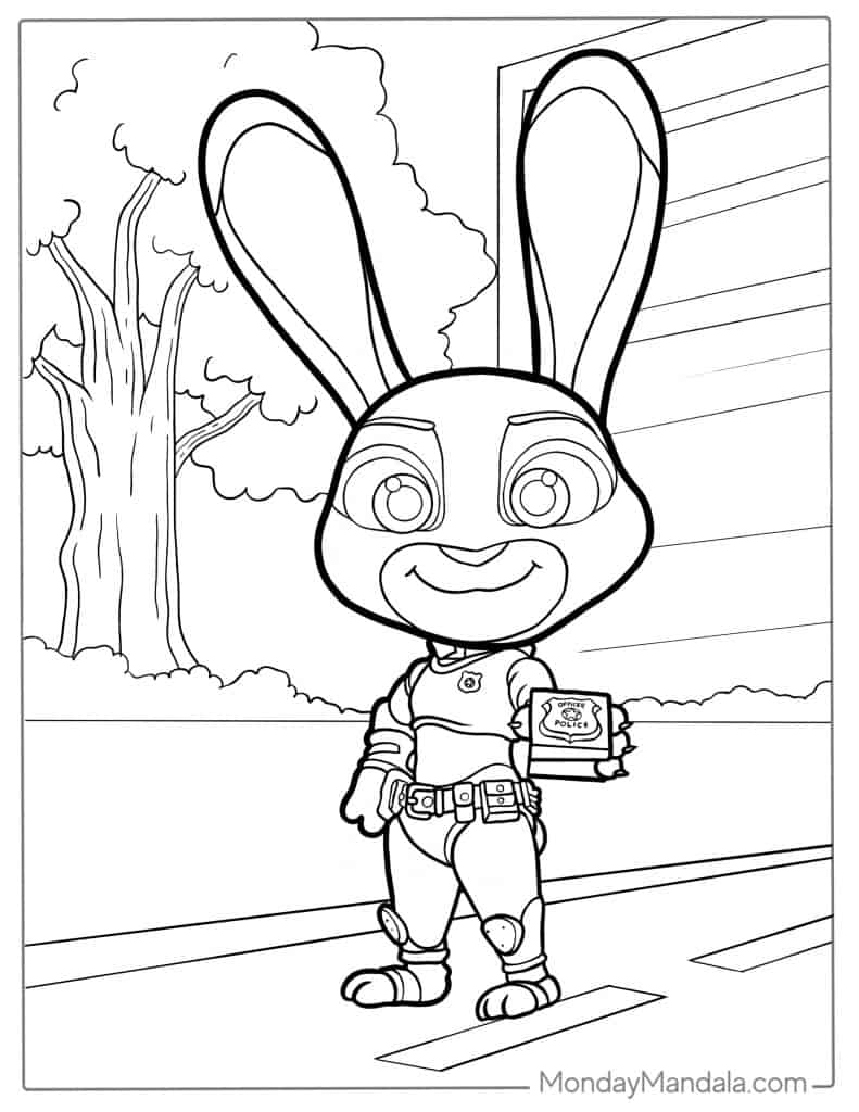 32 Rabbit Coloring Pages (Free PDF Printables)