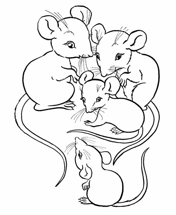 ▷ Mouse: Coloring Pages & Books - 100% FREE and printable!