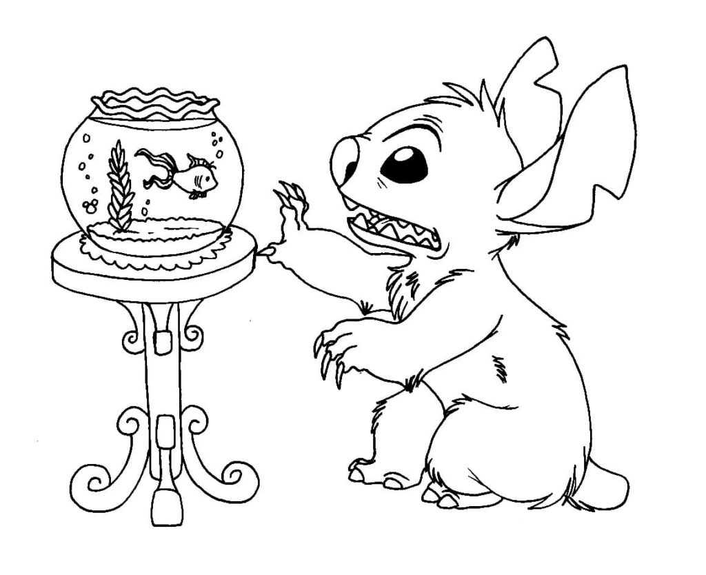 Lilo and Stitch coloring pages - Printable coloring pages for Kids