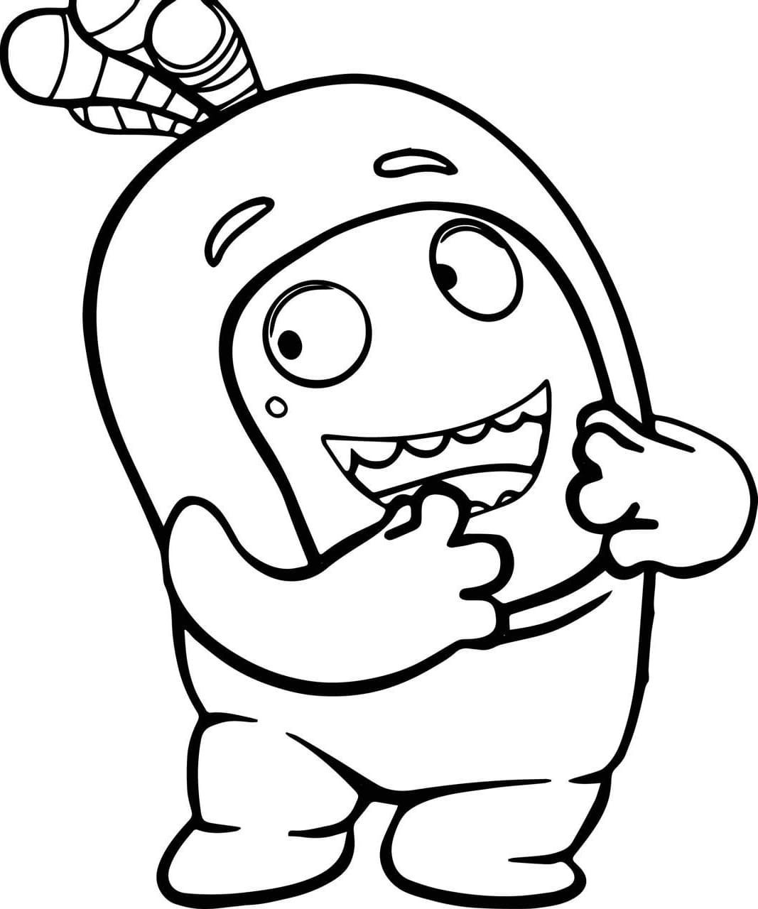 Oddbods coloring pages - Free coloring pages for Kids